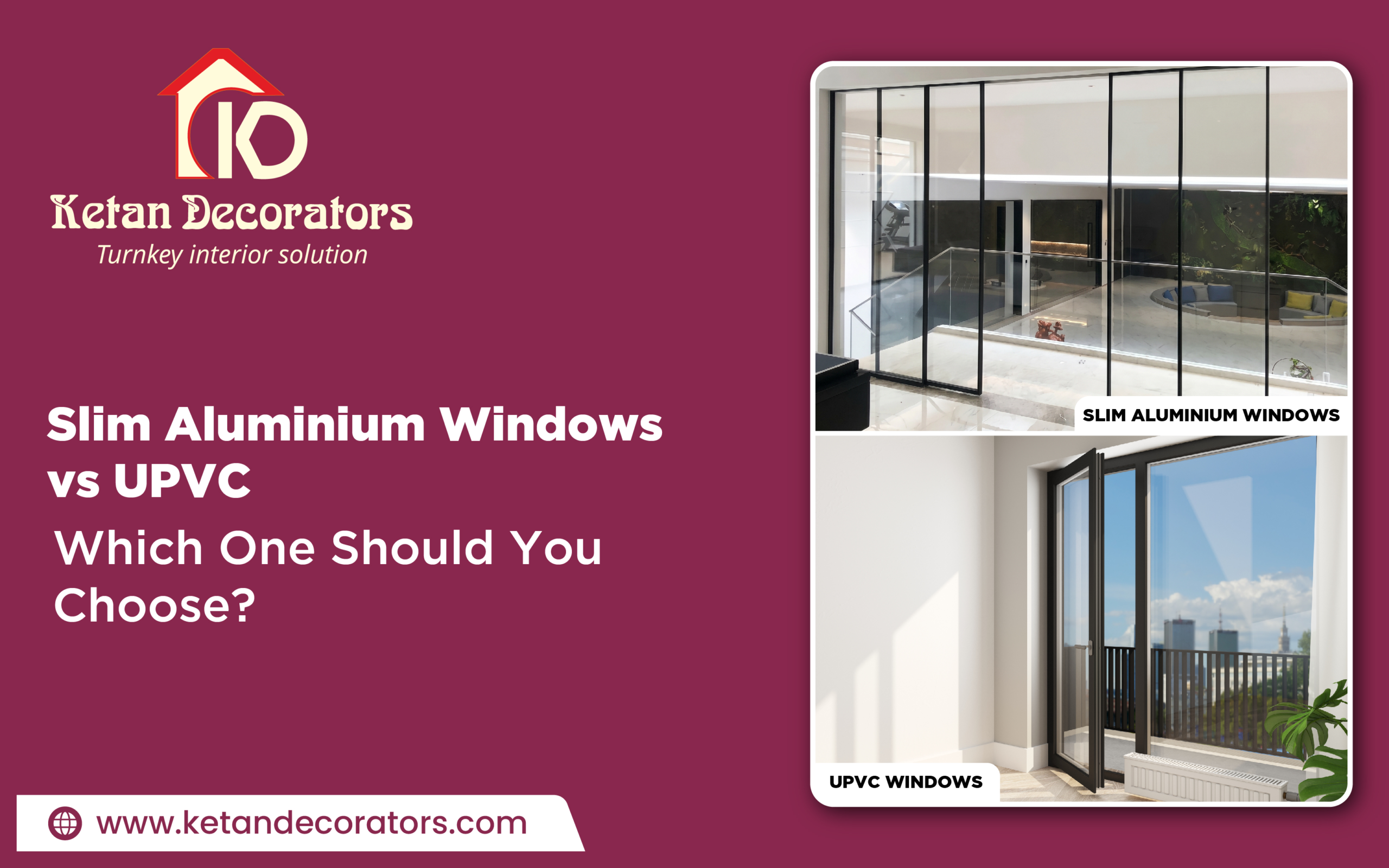 slim aluminium windows installation